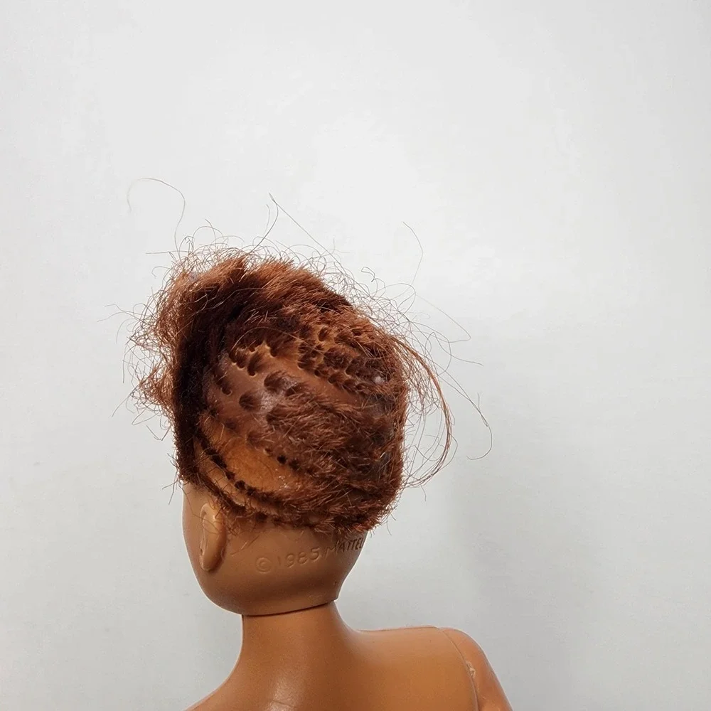 Vintage‎ 1980s Lot of 3 Barbies Ken Black African American Red Real Hair